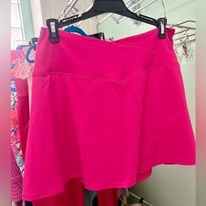 Vibrant Pink Skort Skirt